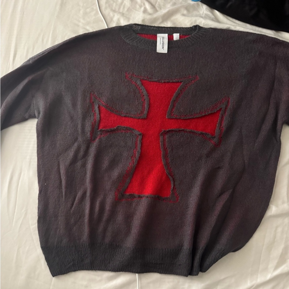 Large Cross Y2K Longsleeve